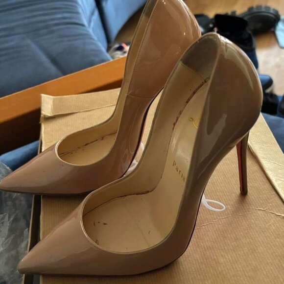 Women's Tan and Cream Courts - Picture 2 of 6